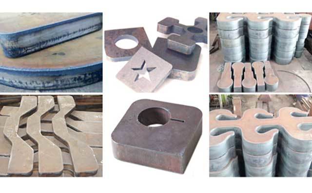 龍門(mén)式數(shù)控火焰切割機(jī)切割樣件